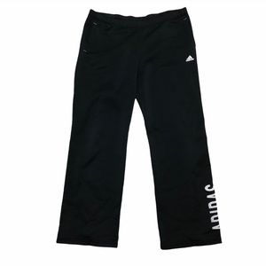 Adidas “Adidas” Black and White Sweatpants